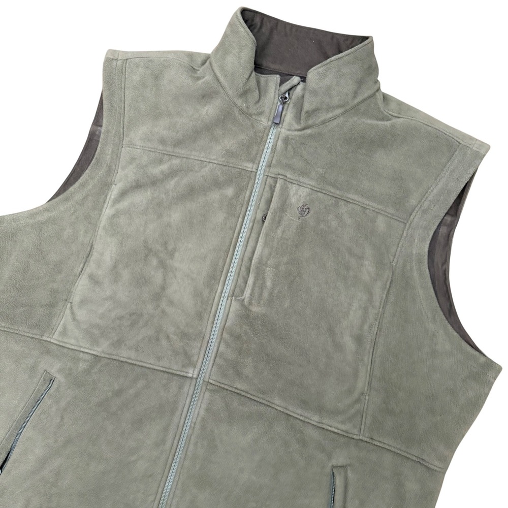 Duck Camp Airflow Insulated Vest Men XL Olive Green Fleece WFH4404 Hunting Gear